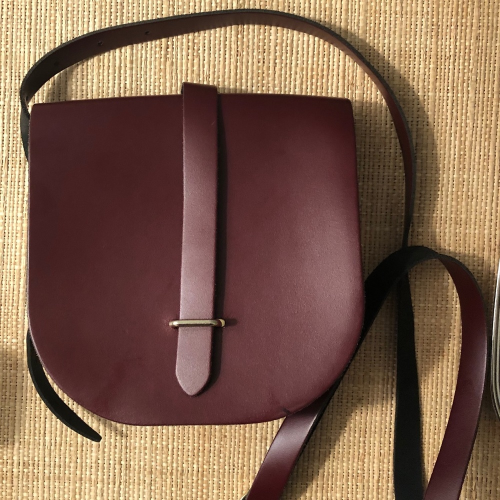 Cambridge Satchel Oxblood Saddle Bag